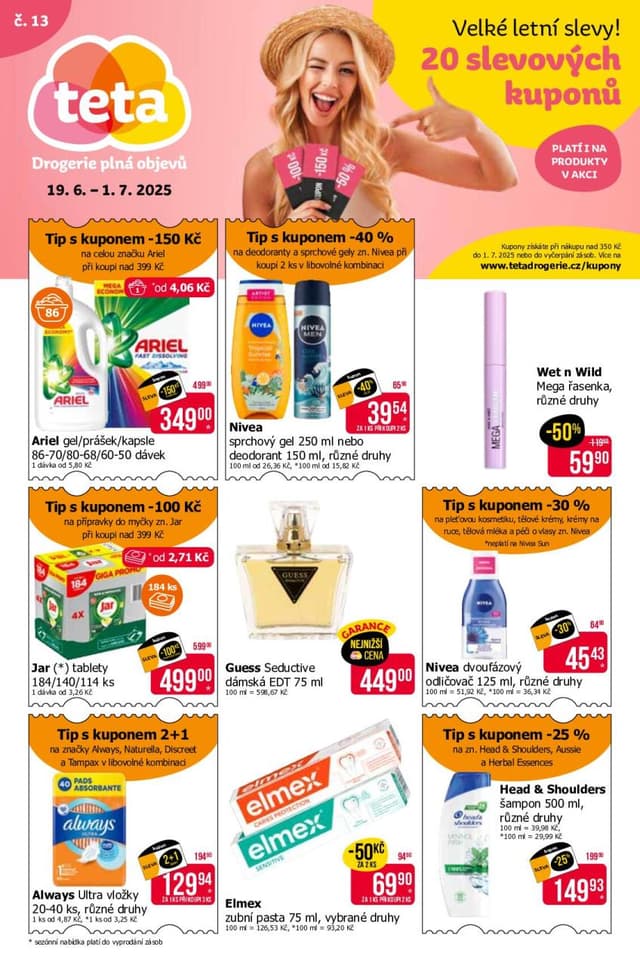 Teta drogerie leták 23.6. - 6.7.